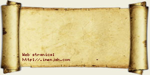 Anđelija Janošević vizit kartica